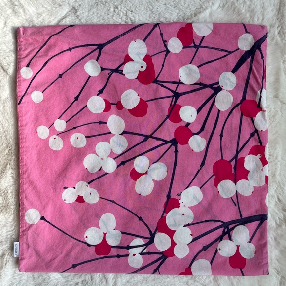 Marimekko Other - Marimekko Pink White Navy Accent PillowCover